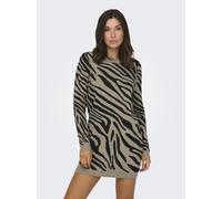 ONLY - ONLJENNI LS DRESS KNT Fossil - Gr. - XS