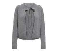ONLY - ONLJESSIE LS ONE STRING CARDIGA KNT NOOS Medium Grey Melange - Gr. - S