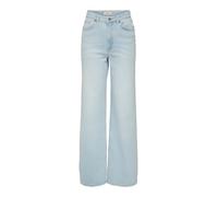 ONLY - ONLJUICY HW WIDE LEG DOT114 DNM NOOS Light Blue Bleached Denim - Gr. - 32