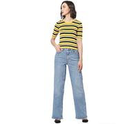 Only Weit Geschnitten Jeans Onljuicy Hohe Taille Weiter Beinschnitt Jeans für Damen - 24/32