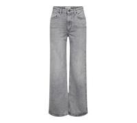 Only Jeans Juicy Rea707 – hoch geschnitten, mit weitem Bein – Grau W30/L30 – Damen