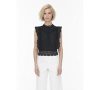 ONLY - ONLKARO S/L LACE TOP NOOS WVN Black - Gr. - XL