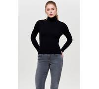 ONLY "ONLKAROL L/S ROLLNECK PULLOVER KNT NOOS" Viskosemischung (22893327-XS) schwarz