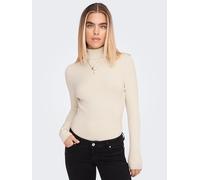ONLY Longsleeve "Karol" in Creme - Größe M | Damen Tops