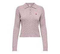 ONLY - ONLKATIA LS CABLE POLO RP KNT Burnished Lilac - Gr. - XS