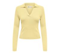 ONLY - ONLKAYA LS POLO KNT NOOS Double Cream - Gr. - L