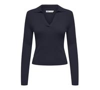 Only Polokragenpullover ONLKAYA LS POLO Damen XS Blau (Night Sky) 70% Viskose 30% Nylon