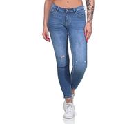 ONLY - Skinny Jeans mit Regular Waist | ONLKENDELL RG SK ANK DT TAI051 NOOS - Farbe - blue-used Denim - Größe - 25/30
