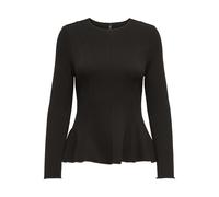 ONLY - ONLKENYA L/S PEPLUM TOP JRS Chocolate Torte - Gr. - L
