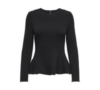 ONLY - ONLKENYA L/S PEPLUM TOP JRS NOOS black - Gr. - XL