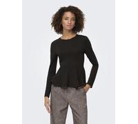 ONLY - ONLKENYA L/S PEPLUM TOP JRS NOOS chocolate torte - Gr. - S