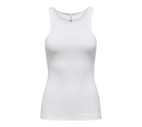 Only Kenya Life Rib Ärmellos T-shirt XL White (Herstellerartikelnummer: 15234659-White-XL)