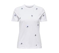 Only - ONLKETTY LIFE S/S O-NECK TOP JRS NOOS Bright White - Gr. - S