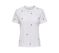 ONLY - ONLKETTY S/S O-NECK TOP JRS NOOS Weiß - Gr. - XS