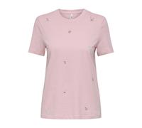ONLY - ONLKETTY SLUB S/S O-NECK TOP JRS Romance Rose - Gr. - S