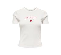 ONLY - ONLKIRA LIFE S/S O-NECK TOP JRS Cloud Dancer - Gr. - M