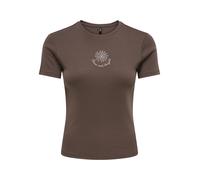 ONLY - ONLKIRA NEW S/S O-NECK TOP JRS Chocolate Martini - Gr. - M