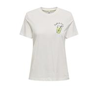 ONLY Onlkita Life Reg S/S Lemon Top Box JRS