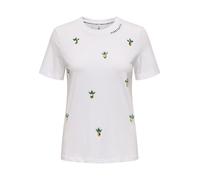 ONLY - ONLKITA LIFE REG S/S PINEAPPLE TOP JRS bright white - Gr. - L