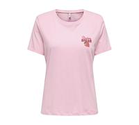 ONLY - ONLKITA S/S DRINKS TOP BOX JRS Romance Rose - Gr. - XS