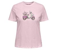 ONLY - ONLKITA S/S TEE CEN CS JRS Pale Lilac - Gr. - XS