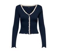 ONLY ONLLAILA L/S BUTTON TOP MIX BOX JRS NOOS Damen | NAVY BLAZER BIRCH BINDING+MOP BUTTONS | M
