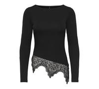 ONLY Onllaila L/S Lace Mix Top JRS Noos
