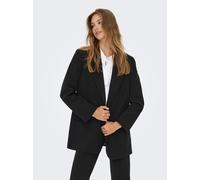 ONLY "ONLLANA-BERRY L/S REG BLAZER TLR CS" Materialmix, regular fit (76053156-36) schwarz detail:with leo lining