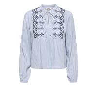 ONLY Onllennyo Ls Embroid V-Neck Top Noos WVN