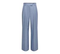 Only weite Hose 'Linda' Regular Fit mit Schiebehakenverschluss Hellblau Melange Größe M/32