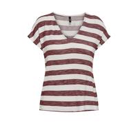 Only T-Shirt LIRA – Regular Fit, Viskose-Mix – Rostrot Größe L
