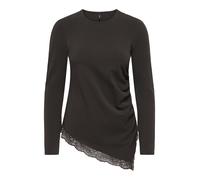 ONLY - ONLLIVE LOVE L/S RUCHING TOP CS JRS Chocolate Torte - Gr. - L