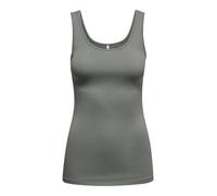 ONLY - ONLLIVE LOVE S/L TANK TOP NOOS Castor Gray - Gr. - XS