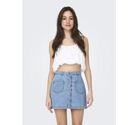 Only - ONLLOU LIFE EMB BALOON TOP PTM bright white - Gr. - S