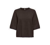ONLY - ONLLOYAL 2/4 O-NECK KNT NOOS Chocolate Torte - Gr. - L