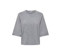 ONLY - ONLLOYAL 2/4 O-NECK KNT NOOS Light Grey Melange - Gr. - XS