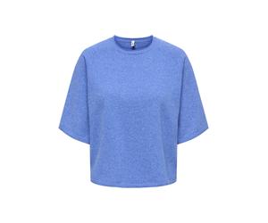 ONLY - ONLLOYAL 2/4 O-NECK KNT NOOS Ultramarine - Gr. - L