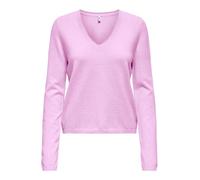 ONLY Pullover Onlloyal Life LS V-Neck KNT Nca Damen Rosa Größe M
