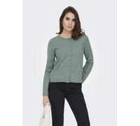 ONLY - ONLLOYAL LS O-NECK BUTTON CARDI KNT NOOS Chinois Green - Gr. - L