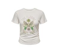 ONLY - ONLLUCY LIFE S/S SUMMER TOP BOX JRS cloud dancer - Gr. - L