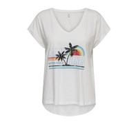 ONLY Onllucy Life S/S V-Neck Top Cs JRS