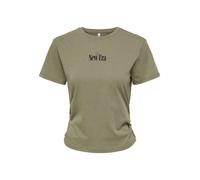 ONLY - ONLLUCY S/S SUMMER TOP BOX JRS Walnut - Gr. - XS