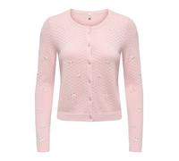 ONLY ONLLUNA LS O-NECK CARDIGAN KNT Damen | PALE LILAC FLOWERS/SUNLIGHT/MERMAID/DTM BUTTONS | S