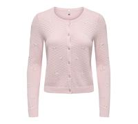 ONLY ONLLUNA LS O-NECK CARDIGAN KNT Damen | PALE LILAC FLOWERS/SUNLIGHT/MERMAID/DTM BUTTONS | L