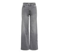 ONLY Female Jeans mit weitem Bein ONLMADISON Hohe Taille Weiter Beinschnitt Jeans