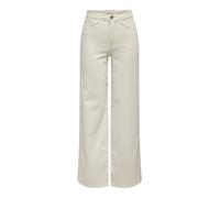 ONLY - ONLMADISON BLUSH HW WIDE DNM CRO NOOS Ecru - Gr. - 34