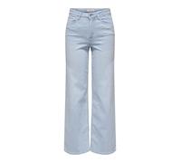 Only Jeans Damen Onlmadison Blush HW Wide DNM CRO495 NOOS Hohe Taille Hellblau gebleichtes Denim XL