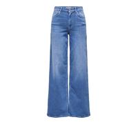 ONLY Female Jeans mit weitem Bein ONLMADISON Hohe Taille Weiter Beinschnitt Verkürzt Jeans