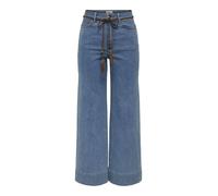 Only ONLMADISON HW BELT WIDE CROP DNM GUA Jeans blau in W27L32