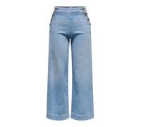 ONLY Jeans Wide Leg ONLMADISON HW Button Hellblau Gr. 30/L30